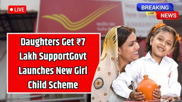 Daughters Get ₹7 Lakh Support! Govt Launches New Girl Child Scheme 2025 ...